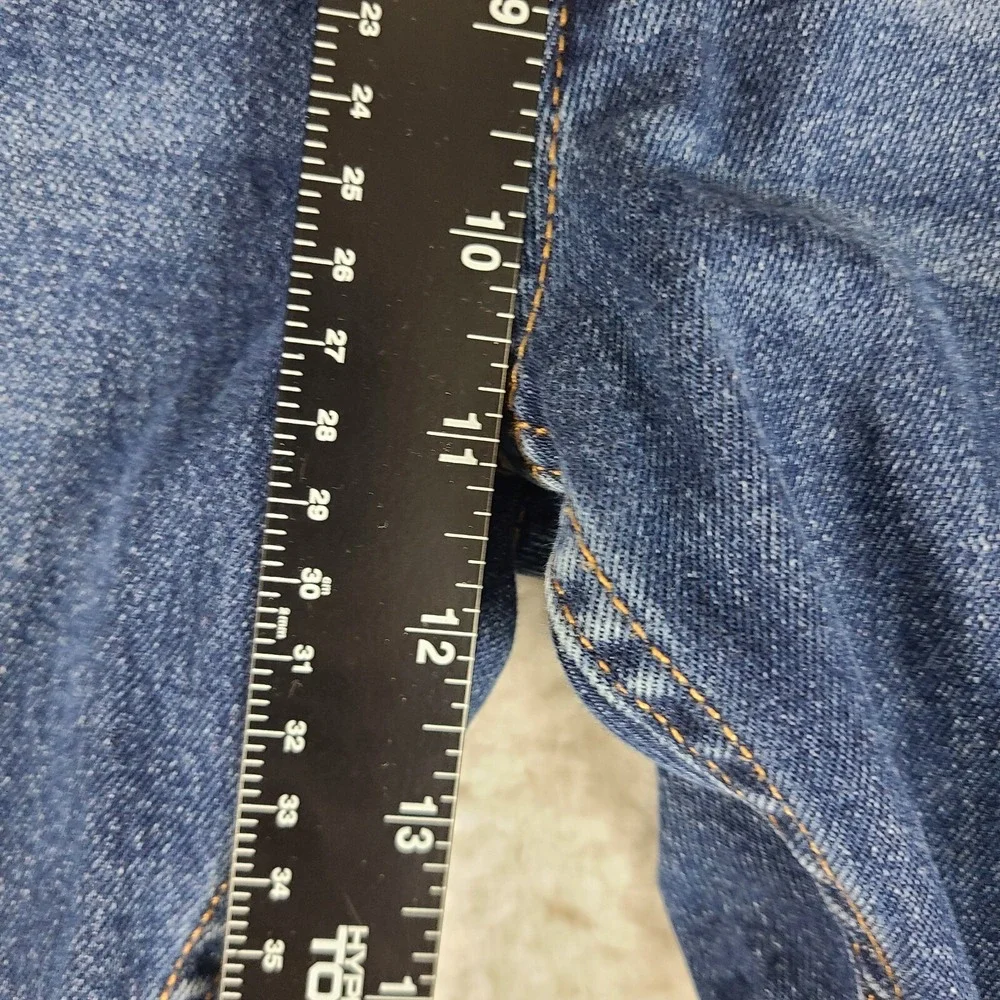 Levi's 514 Jeans Mens 36x32 Blue Straight Fit‎ Dark Wash Denim